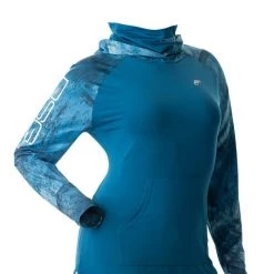 DSG Nora Realtree Fishing® Pattern Hooded Fishing Shirt - UPF 50+ - Salmon, Navy Or Aqua 33 DSG Nora Realtree Fishing® Pattern Hooded Fishing Shirt - UPF 50+ - Salmon, Navy Or Aqua