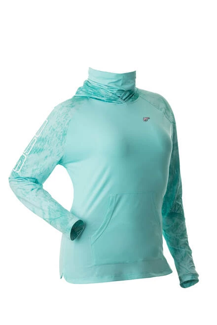 DSG Nora Realtree Fishing® Pattern Hooded Fishing Shirt - UPF 50+ - Salmon, Navy Or Aqua 17 DSG Nora Realtree Fishing® Pattern Hooded Fishing Shirt - UPF 50+ - Salmon, Navy Or Aqua