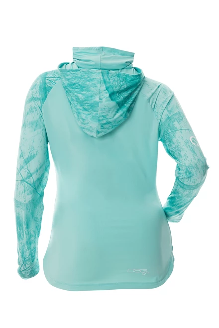 DSG Nora Realtree Fishing® Pattern Hooded Fishing Shirt - UPF 50+ - Salmon, Navy Or Aqua 3 DSG Nora Realtree Fishing® Pattern Hooded Fishing Shirt - UPF 50+ - Salmon, Navy Or Aqua