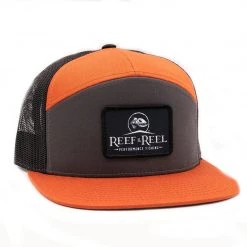 Reef & Reel 7 Panel Flat Bill Trucker Hat Fancy-Ladies Only! 10 Reef & Reel 7 Panel Flat Bill Trucker Hat Fancy-Ladies Only!