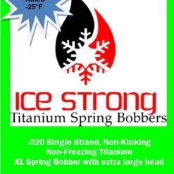 Ice Strong Outdoors XL Ice Strong Titanium Spring Bobber
