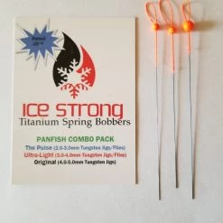 Ice Strong Outdoors Ice Strong Titanium Spring Bobber 3-Pack Panfish Combo