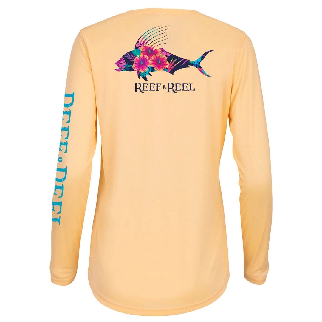 Reef & Reel Women's Roosterfish Performance LS Shirt Fancy-Ladies Only! 5 Reef & Reel Women's Roosterfish Performance LS Shirt Fancy-Ladies Only!