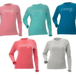 DSG Solid Shirt - UPF 50+ - Salmon, Aqua, Sea Blue, Rose Or Slate Fancy-Ladies Only! 39 DSG Solid Shirt - UPF 50+ - Salmon, Aqua, Sea Blue, Rose Or Slate Fancy-Ladies Only!