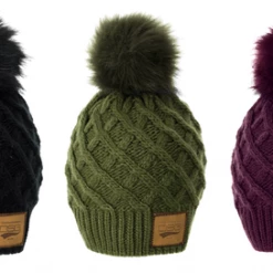 DSG Solid Pom Beanie - Black, Olive, Maroon