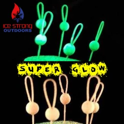 Ice Strong Outdoors SUPER GLOW ORIGINAL Ice Strong Titanium Spring Bobber