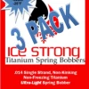 Ice Strong Titanium Spring Bobber 3-Pack ULTRA-LIGHT