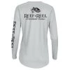 Reef & Reel Women's Floating Fish Back Women's Performance LS Shirt 1 Reef & Reel Women's Floating Fish Back Women's Performance LS Shirt