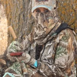 DSG Fleece Neckwarmer - Realtree Edge, Blaze Orange, Blaze Pink Fancy-Ladies Only!