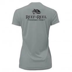 Fancy-Ladies Only! Reef & Reel Women's Floating Fish Back Performance SS Shirt