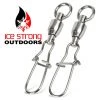 Ice Strong Outdoors Premium Ball Bearing Welded Ring Swivels