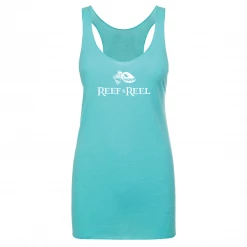 Fancy-Ladies Only! Reef & Reel Women's Floating Fish Jersey Tank Top
