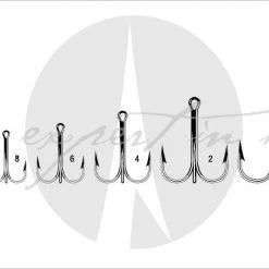 Ice Strong VMC Vanadium Treble Hooks