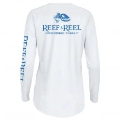Reef & Reel Women's Floating Fish Back Women's Performance LS Shirt 21 Reef & Reel Women's Floating Fish Back Women's Performance LS Shirt